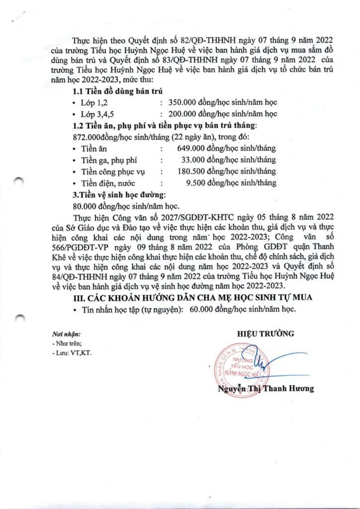 Trường Tiểu học Huỳnh Ngọc Huệ