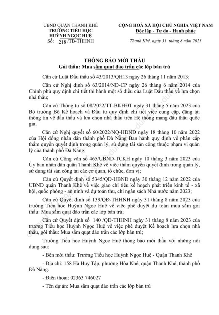 Trường Tiểu học Huỳnh Ngọc Huệ