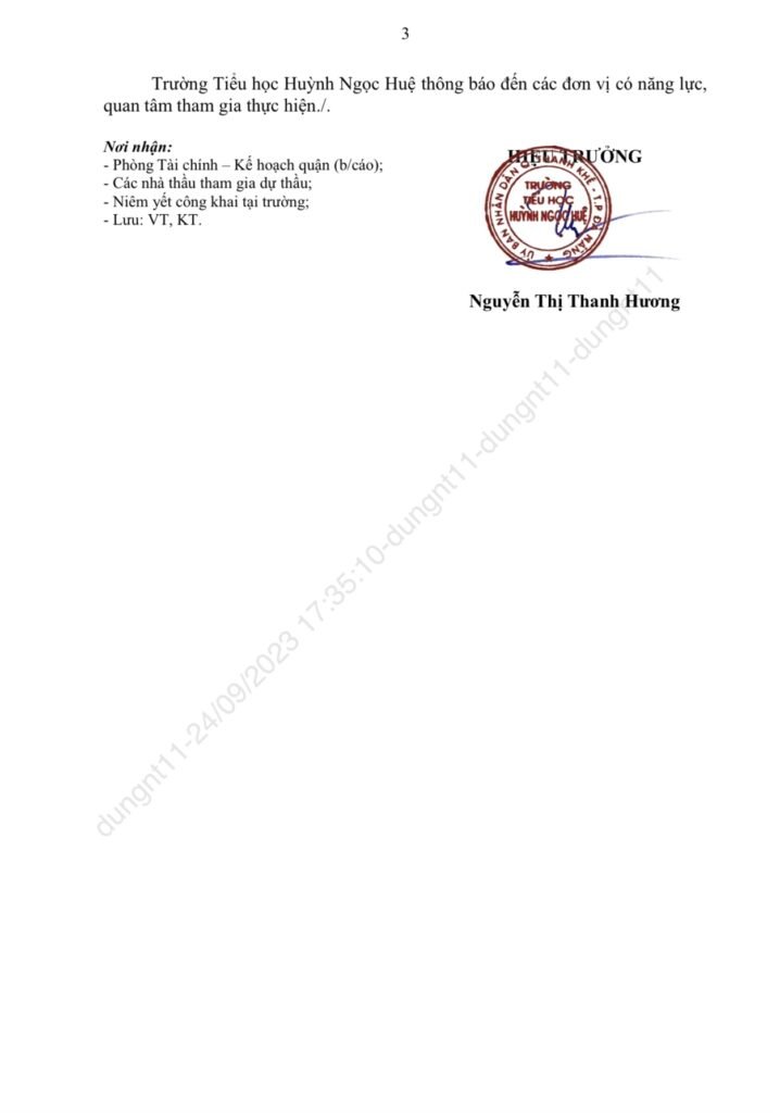 Trường Tiểu học Huỳnh Ngọc Huệ