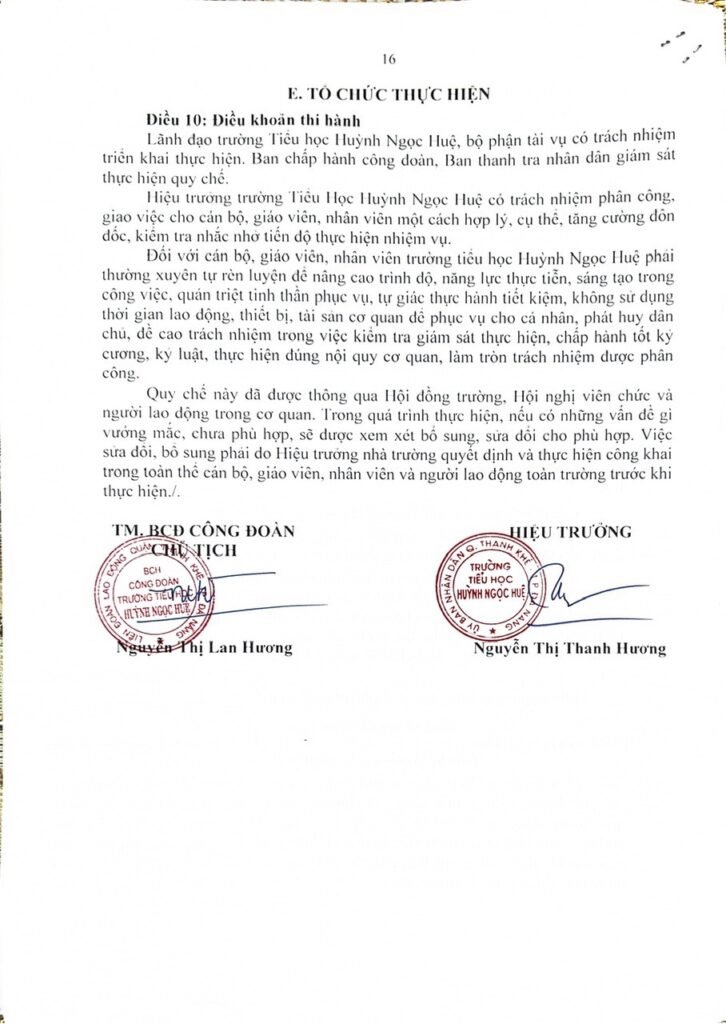 Trường Tiểu học Huỳnh Ngọc Huệ